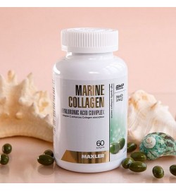 Marine Collagen Hyaluronic Acid Complex 60 softgels Maxler